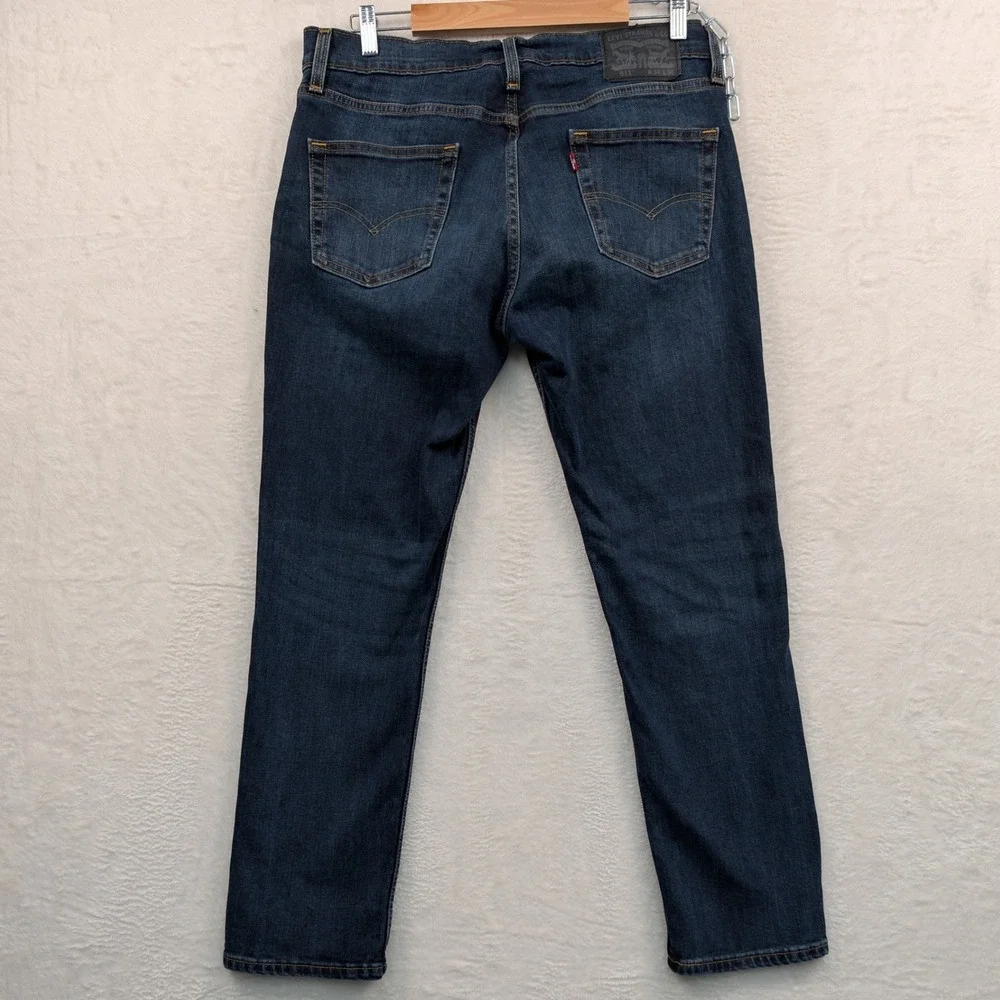 Levi's 511 Jeans Men's 34x29 Blue Dark Wash Straight Slim Fit Americana Workwear